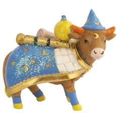 Фигурка декоративная "Бычок-звездочет", 4,5x9,5x10,5 см Феникс Present