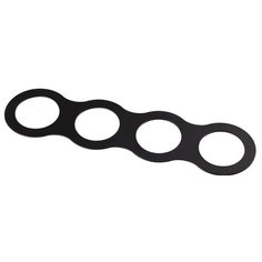 Рамка декоративная Novotech "Metis", 385x100x2 мм, цвет: черный