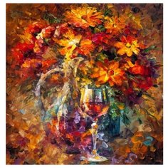 Картина-репродукция из 3-х частей "Графин с бокалом" Феникс Present