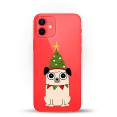 Силиконовый чехол новогодний "Елка-Пёс" на Apple iPhone 12 mini Andy & Paul