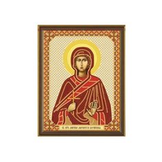 Набор для вышивания бисером "Святая Мученица Марина", 13x17 см, арт. С6161 Nova Sloboda