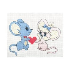 Набор для вышивания Panna "Предложение руки и сердца", арт. Д-0075, 17,5х12,5 см