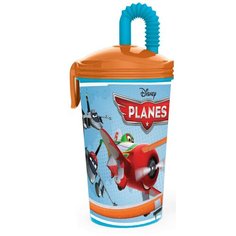 Стакан с соломинкой "Самолеты" (430 мл) Stor