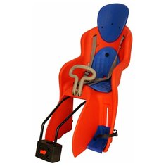 Велокресло детское GH-511RED, быстросъемное, крепеж на подседельную трубу сзади,красное Cyclotech