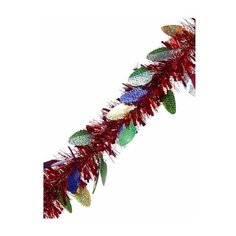 Новогодняя мишура "Красная с лампочками", 10x200 см Феникс Present