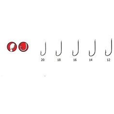 Набор крючков одноподдёвных с поводком Gamakatsu "BKS-1050N", №18/0,10 (10 штук)