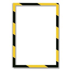 Магнитая слайд-рамка, А3, 5 штук, желто-черная Magnetoplan