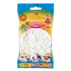 Бусинки для термомозаики, 1000 штук (цвет: белый) Hama