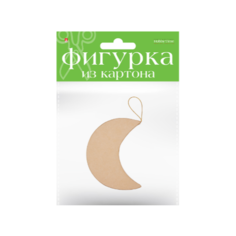 Фигурка из картона "Луна", 5,3x1,3x13 см Альт