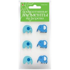 Декор из дерева "Слоники" Альт