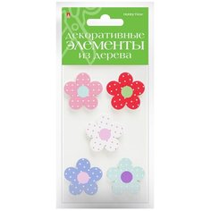 Декор из дерева "Цветочки" Альт