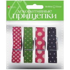 Декоративные прищепки "Горошек", набор №3 Альт