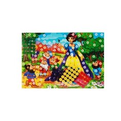 Мозаика из пуговиц "Принцесса", А4 Рыжий кот