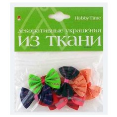 Декоративные украшения из ткани "Бантики №15, L - 2" Альт
