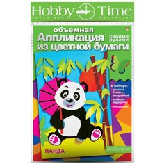 Объемная аппликация из цветной бумаги "Панда" Альт