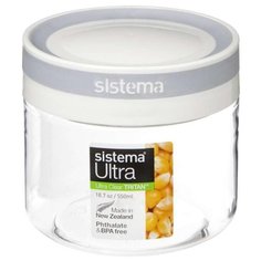 Контейнер круглый "Sistema", 550 мл