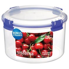 Контейнер "Klip it" с фильтрующим ведерком, 1,5 л Sistema