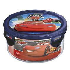 Контейнер пластиковый круглый "Тачки. Грани гонок", 550 мл Stor
