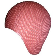 Шапочка плавательная "Бабл-кап", женская, кремово-металлическая Larsen