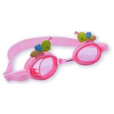 Очки плавательные "Пчелка", розовые Larsen