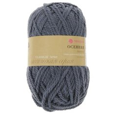 Пряжа Пехорка "Осенняя", 150 метров, 5 мотков по 200 грамм, цвет: 255 джинсовый