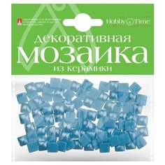 Мозаика декоративная из керамики, цвет: голубой, 100 штук Альт