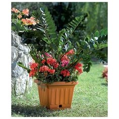 Кашпо с поддоном "Терра", квадратное, 40х40 см Bama