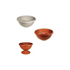 Кашпо-миска "Ливия", 400 мм (мраморный)