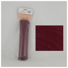 Волокно для валяния "Семёновская пряжа" (шерсть), цвет: 0013 бордо, 100 г