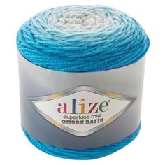 Пряжа Alize "Superlana Midi Ombre Batik", цвет: 7275, 510 м, 300 грамм (2 мотка) (количество товаров в комплекте: 2)
