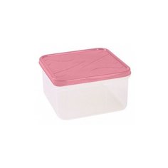 Контейнер для продуктов "Vitamino", квадратный, 1,2 л (клубничный лед) Nice&Price