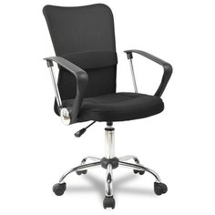Кресло офисное College "H-298FA-1/Black", износоустойчивый акрил, цвет: чёрный