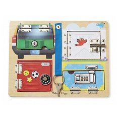 Доска с замочками "Первые навыки" Melissa & Doug