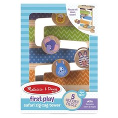 Зиг-Заг башня с 4-мя роликами "Первые навыки" Melissa & Doug