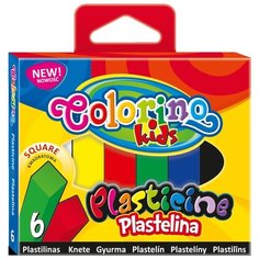 Пластилин "New", 6 цветов Colorino