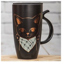 Кружка "Кот Ковбой N 4", 500 мл Эврика