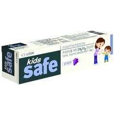 Зубная паста CJ Lion Kids Safe виноград 3-12 лет, 90 г