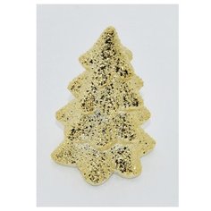 Фигурка новогодняя "Золотая заснеженная ёлочка", 8х8х11,5 см Феникс Present