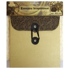 Декоративный конверт 5,5x5,5 см, 6 штук, арт. BSE-01S Рукоделие