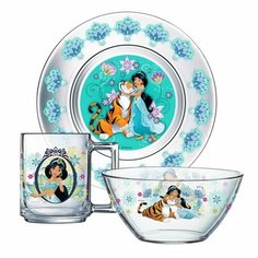 Набор посуды для завтрака "Дисней: Жасмин", 3 предмета ND Play