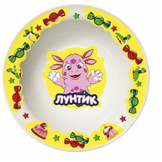 Миска PrioritY "Лунтик", цвет: желтый, 550 мл