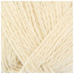 Пряжа Пехорка "Деревенская", 250 метров, 10 мотков по 100 грамм, цвет: 01 белый (количество товаров в комплекте: 10)