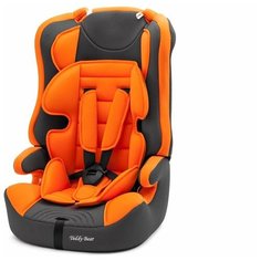 Автокресло группа 1/2/3 (9-36 кг) Мишутка LB 513RF, 21 orange/black dot