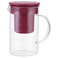 Чайник заварочный AK-5521/17 "Alpenkok", 800 мл, цвет: бордовый