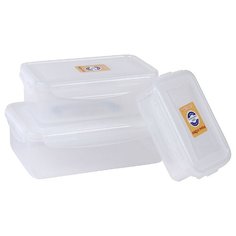 Набор контейнеров пластиковых конусных Pomi dOro, 0,77 л (3 штуки)