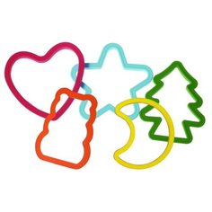 Набор силиконовых форм для яичницы "Весёлый завтрак" (5 штук) Regent Inox