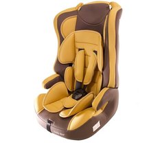 Автокресло группа 1/2/3 (9-36 кг) Мишутка LB 513RF, light brown/brown