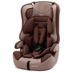 Автокресло группа 1/2/3 (9-36 кг) Мишутка LB 513RF, 57 brown/beige