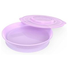 Тарелка "Twistshake", цвет: пастельный фиолетовый (Pastel Purple)