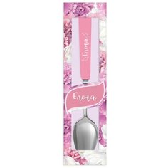 Именная ложка с надписью "Flora. Елена" BE Happy